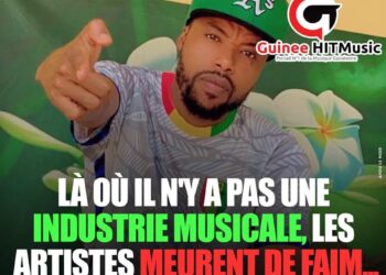 La musique ne fonctionne pas en Guinée. Celui qui prétend être riche avec la musique ment