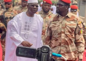 Camp Almamy-Samory-Touré : inauguration  de la Mosquée Recep Tayyip Erdogan par le Général Mamadi Doumbouya   