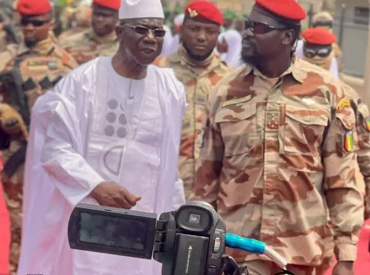 Camp Almamy-Samory-Touré : inauguration  de la Mosquée Recep Tayyip Erdogan par le Général Mamadi Doumbouya   