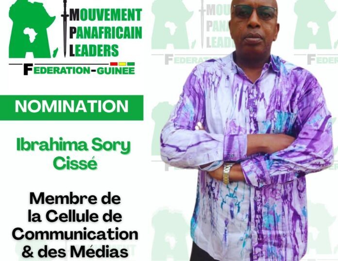 MPL-Guinée : Ibrahima Sory Cissé nommé à la commission médias