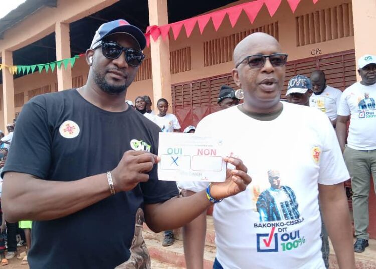 Campagne référendaire : le DG de ARSJPA, Mamadou Cissé, mobilise à Bakonko Cisséla en faveur du ‘’Oui’’ par Djenabou BALDÉ
